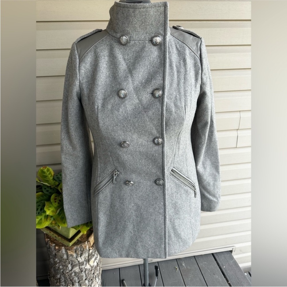 Vince Camuto | S | Gray Wool Blend Coat/ Jacket - Picture 16 of 16